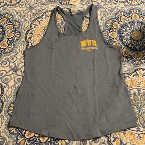 BNWT Victoria’s Secret Pink West Virginia Mountaineers tank top size L.